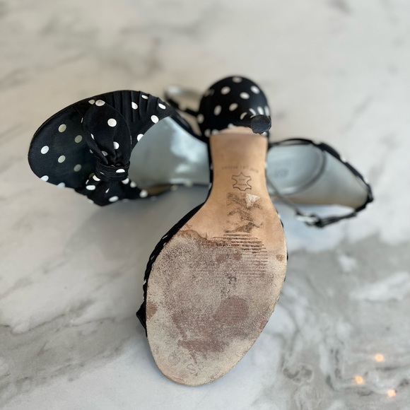 Guess by Marciano satin polka dot high heeled sandals - Picture 4 of 6